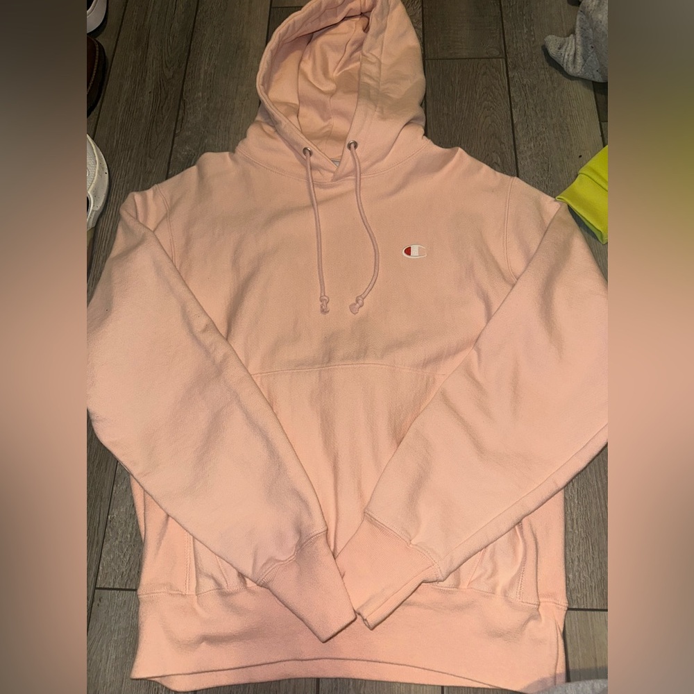 Peach champion hoodie